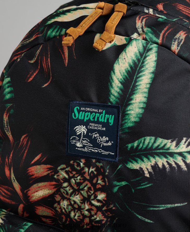 プリント モンタナ バックパック 女性 Superdry アクセサリー 黒 2J62PZ4217