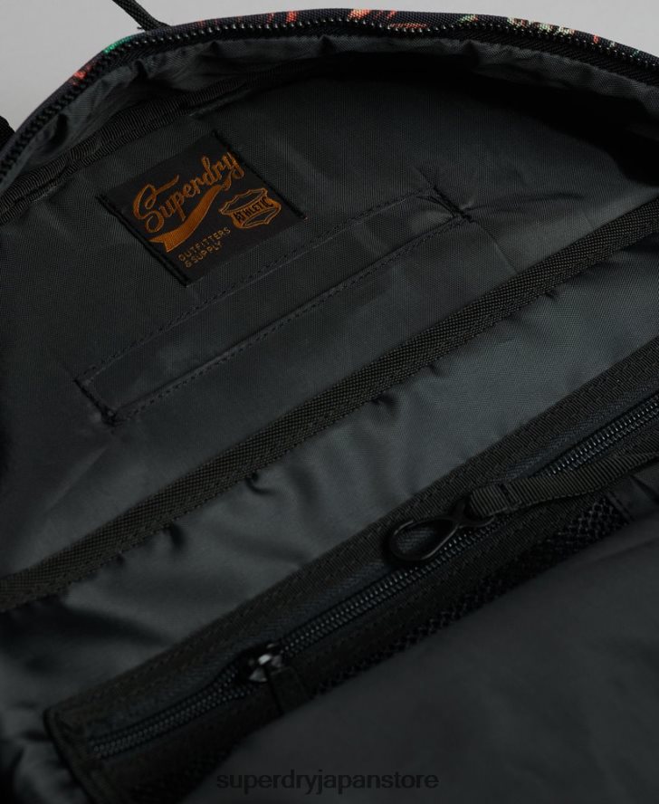 プリント モンタナ バックパック 女性 Superdry アクセサリー 黒 2J62PZ4217