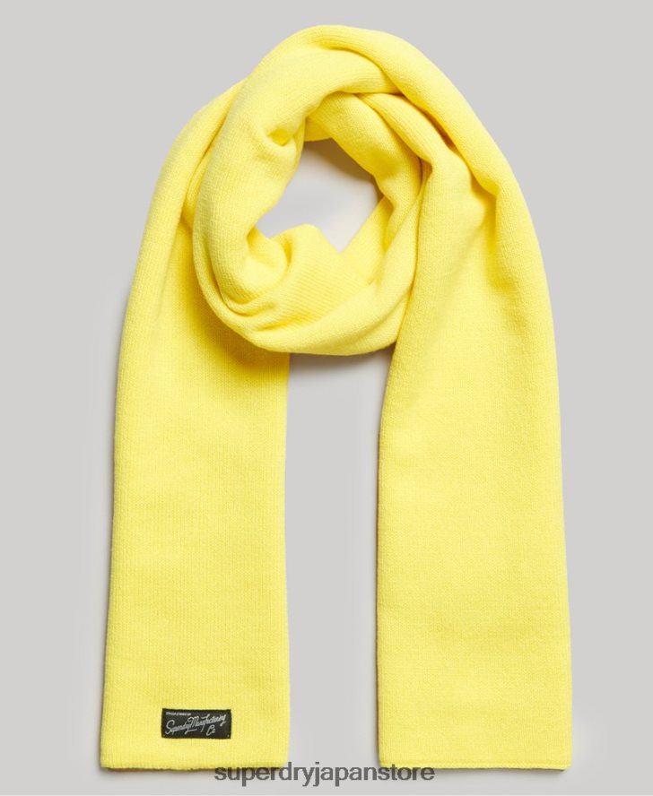 ヴィンテージクラシックスカーフ 女性 Superdry アクセサリー 黄色 2J62PZ4230