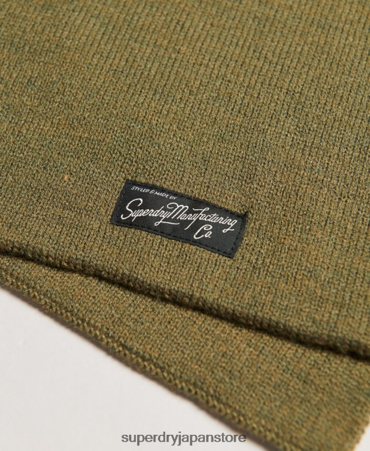 ヴィンテージクラシックスカーフ 女性 Superdry アクセサリー カーキ 2J62PZ4231