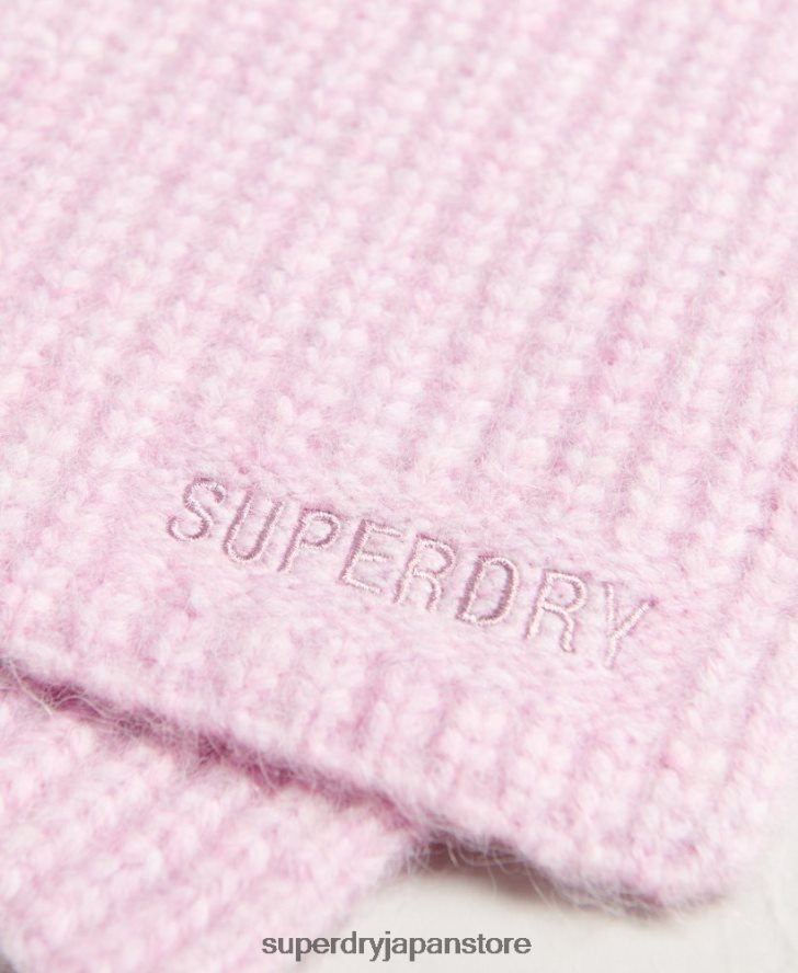 エッセンシャルリブスカーフ 女性 Superdry アクセサリー ピンク 2J62PZ4242