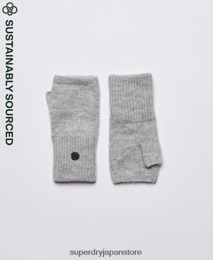 スタジオリュクス ハーフグローブ 女性 Superdry アクセサリー ライトグレー 2J62PZ4288