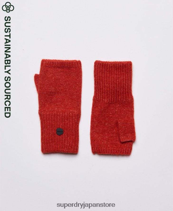 スタジオリュクス ハーフグローブ 女性 Superdry アクセサリー 赤 2J62PZ4292