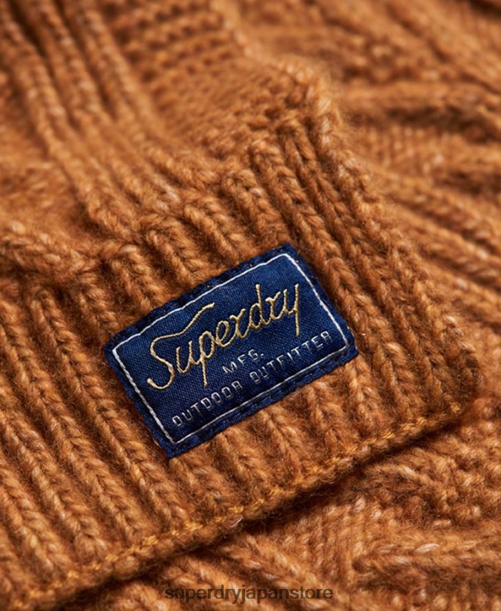 ケーブルラックススカーフ 女性 Superdry アクセサリー 黄色 2J62PZ4303