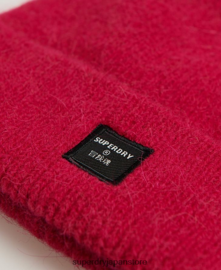 スーパーラックスビーニー 女性 Superdry アクセサリー ピンク 2J62PZ4317
