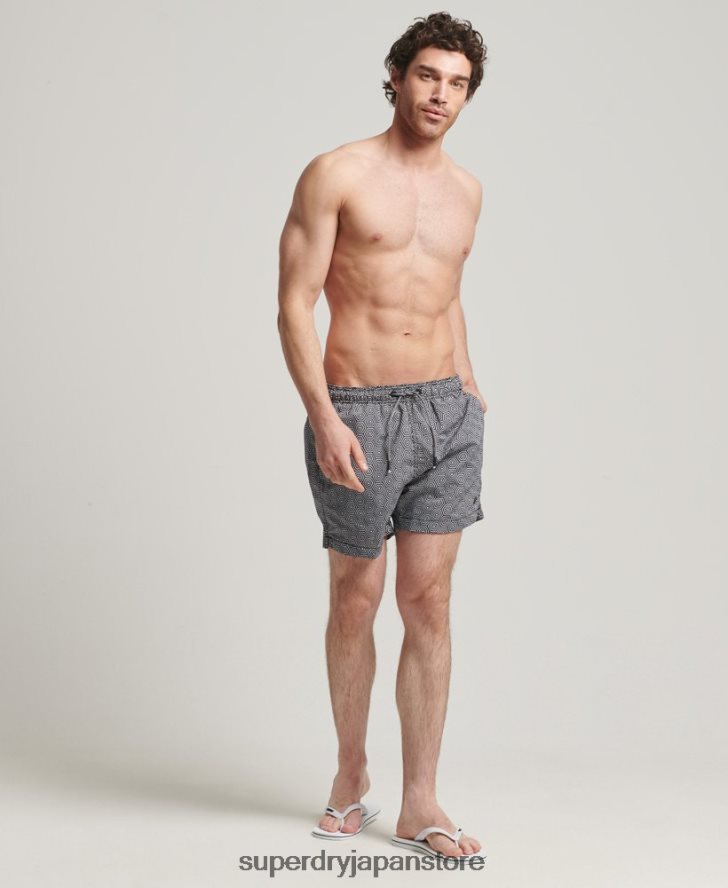 スタジオスイムショーツ 男性 Superdry 衣類 濃い灰色 2J62PZ431