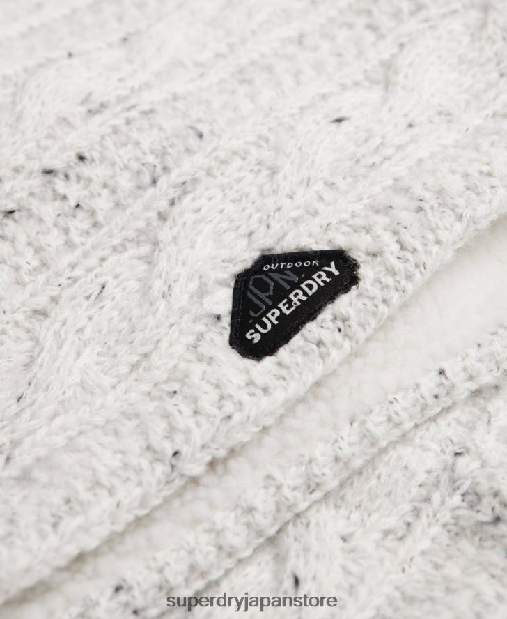 グレイシーケーブルスヌード 女性 Superdry アクセサリー 白 2J62PZ4325
