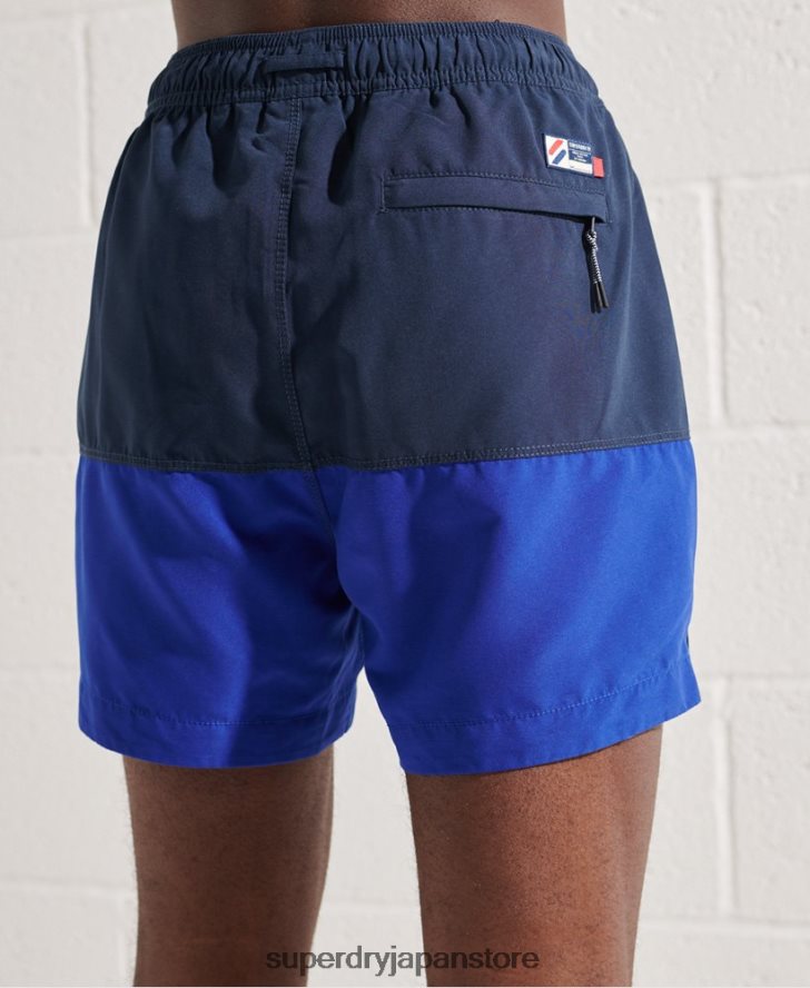 トライシリーズスイムショーツ 男性 Superdry 衣類 青 2J62PZ432