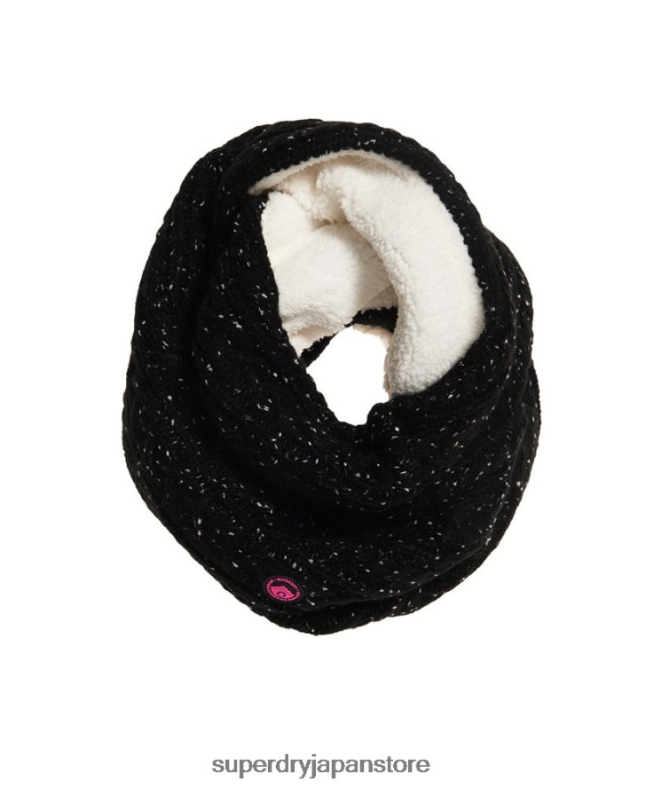 グレイシーケーブルスヌード 女性 Superdry アクセサリー 黒 2J62PZ4334