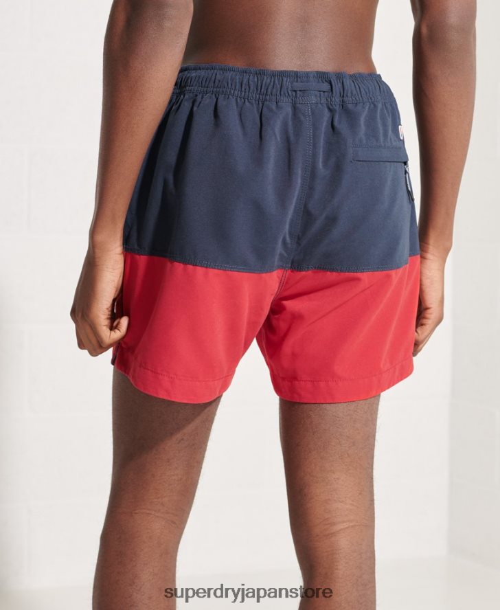 トライシリーズスイムショーツ 男性 Superdry 衣類 海軍 2J62PZ434