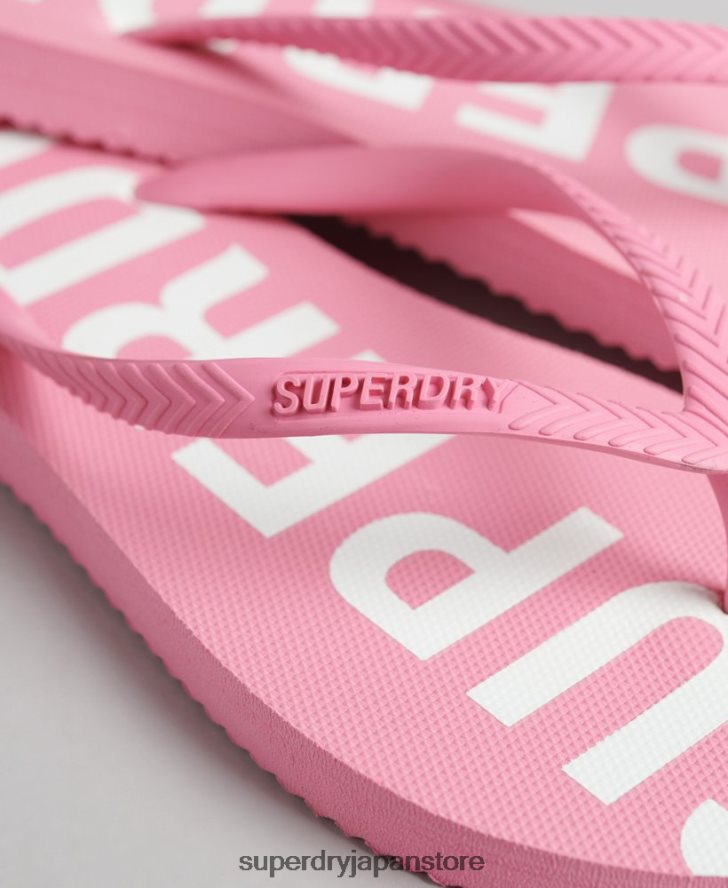 コードコアスポーツビーチサンダル 女性 Superdry 靴 ピンク 2J62PZ4366