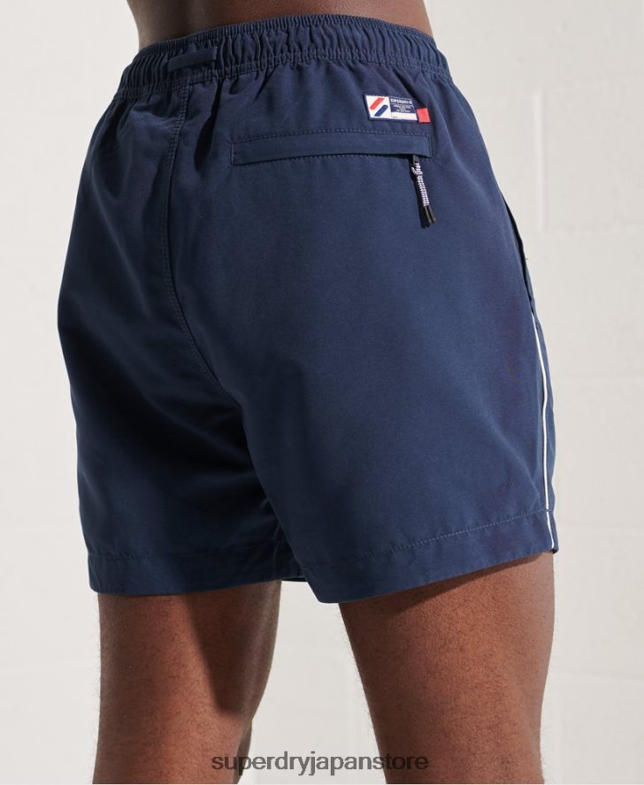 トライシリーズスイムショーツ 男性 Superdry 衣類 海軍 2J62PZ439