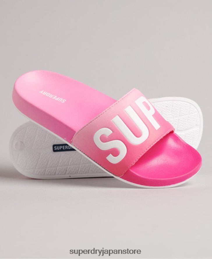コードディップダイスライダー 女性 Superdry 靴 ピンク 2J62PZ4414