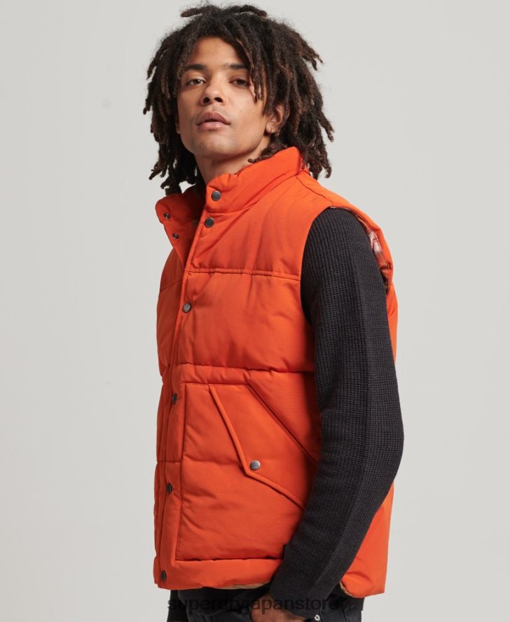 ヴィンテージマウンテンジレ 男性 Superdry 衣類 オレンジ 2J62PZ4439