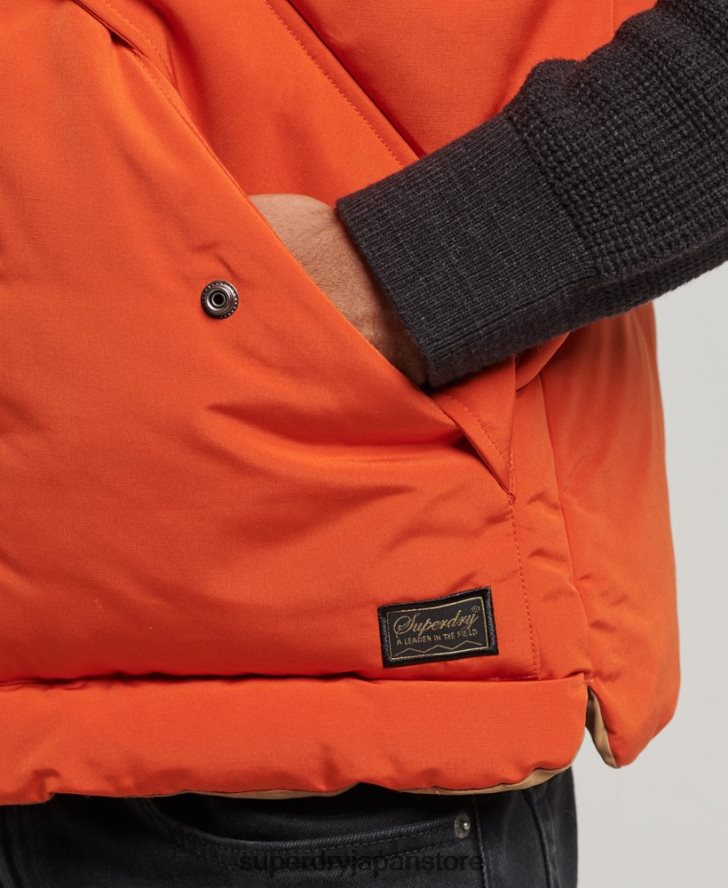 ヴィンテージマウンテンジレ 男性 Superdry 衣類 オレンジ 2J62PZ4439
