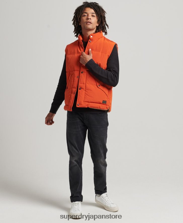 ヴィンテージマウンテンジレ 男性 Superdry 衣類 オレンジ 2J62PZ4439