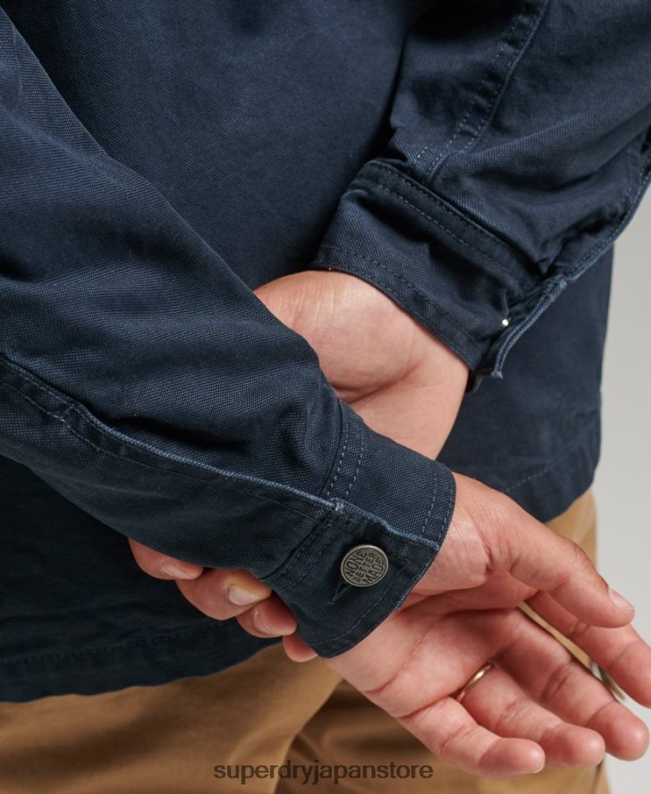 ヴィンテージランチジャケット 男性 Superdry 衣類 海軍 2J62PZ4440