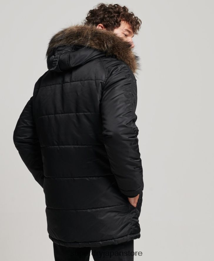 チヌークパーカージャケット 男性 Superdry 衣類 濃い灰色 2J62PZ4447