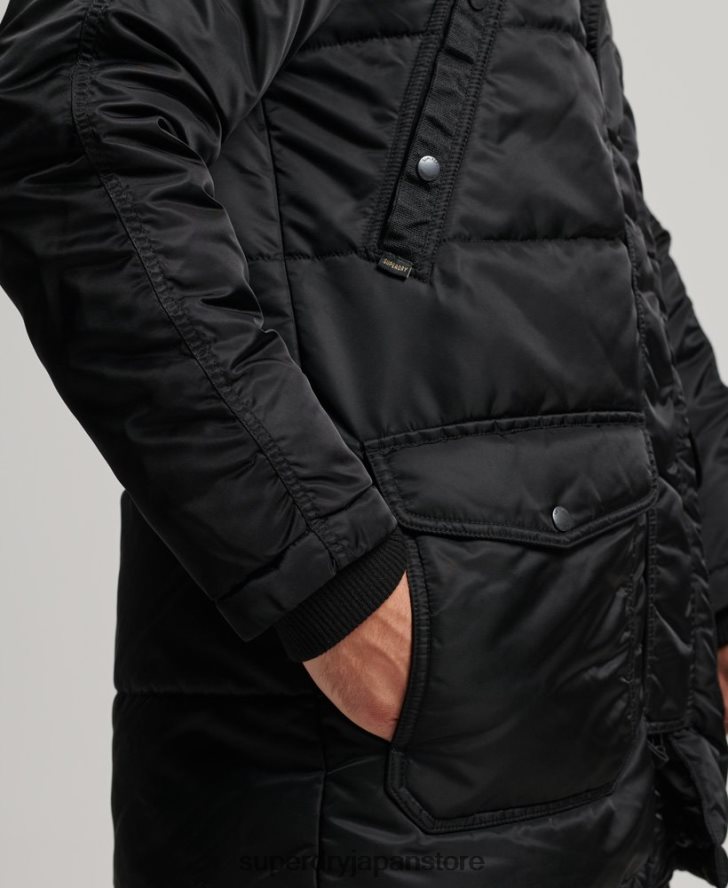 チヌークパーカージャケット 男性 Superdry 衣類 濃い灰色 2J62PZ4447