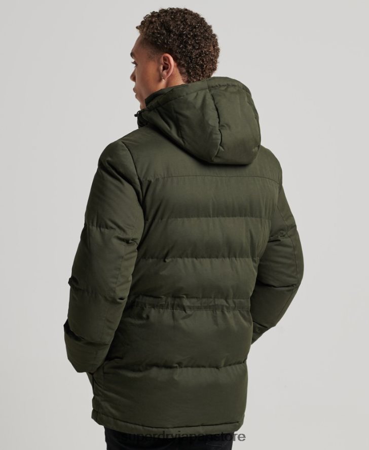 マイクロファイバーエクスペディションパーカージャケット 男性 Superdry 衣類 緑 2J62PZ4448