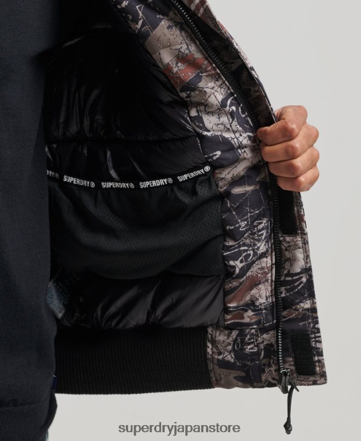 エクスペディション エベレスト ボンバー パデッド ジャケット 男性 Superdry 衣類 緑 2J62PZ4449