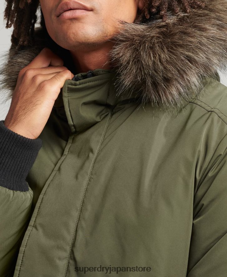 エベレスト ボンバージャケット 男性 Superdry 衣類 カーキ 2J62PZ4452