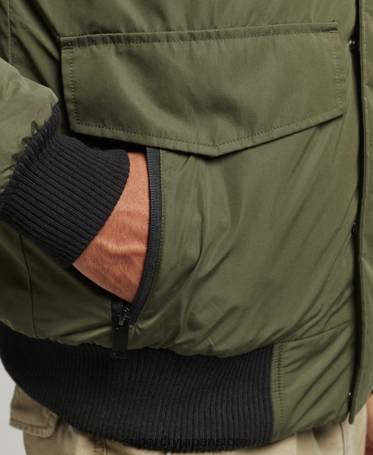 エベレスト ボンバージャケット 男性 Superdry 衣類 カーキ 2J62PZ4452