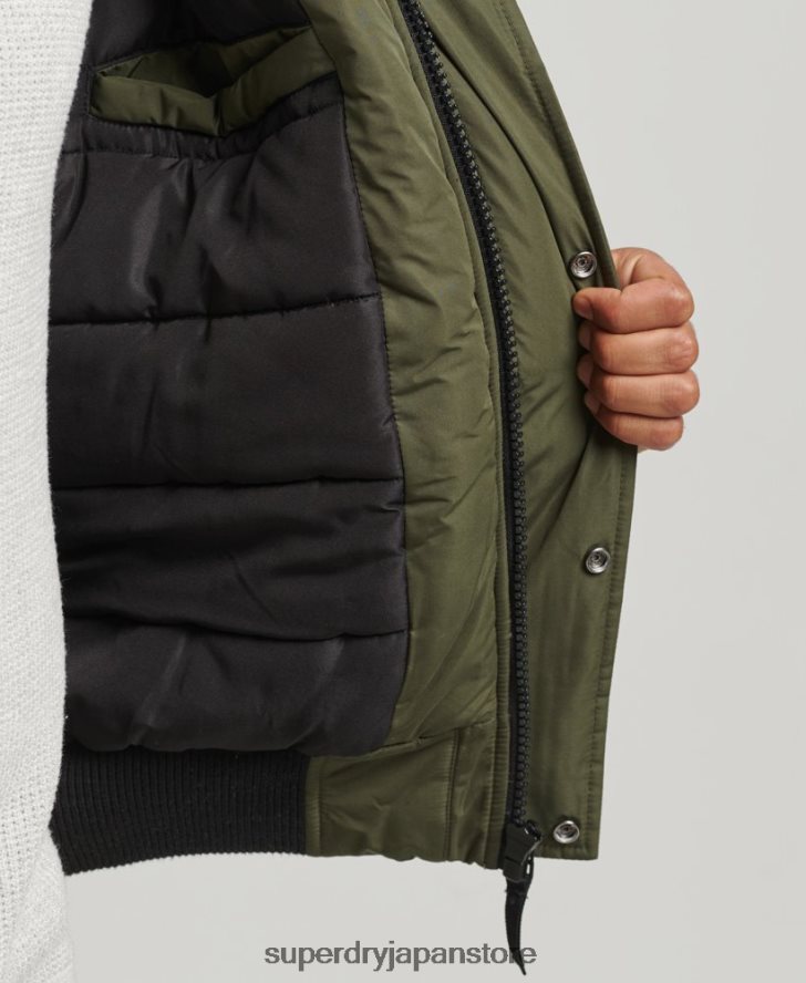 エベレスト ボンバージャケット 男性 Superdry 衣類 カーキ 2J62PZ4452