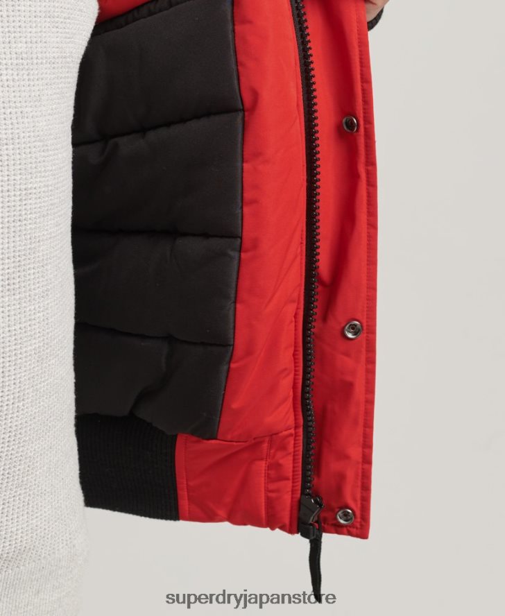 エベレスト ボンバージャケット 男性 Superdry 衣類 赤 2J62PZ4455
