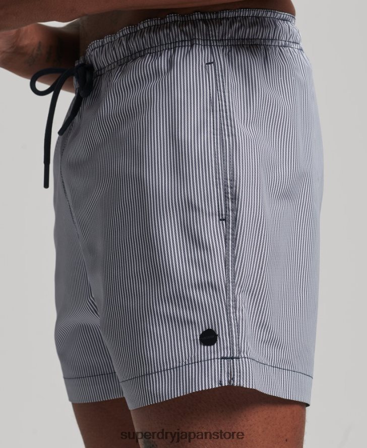 スタジオリサイクルスイムショーツ 男性 Superdry 衣類 海軍 2J62PZ445