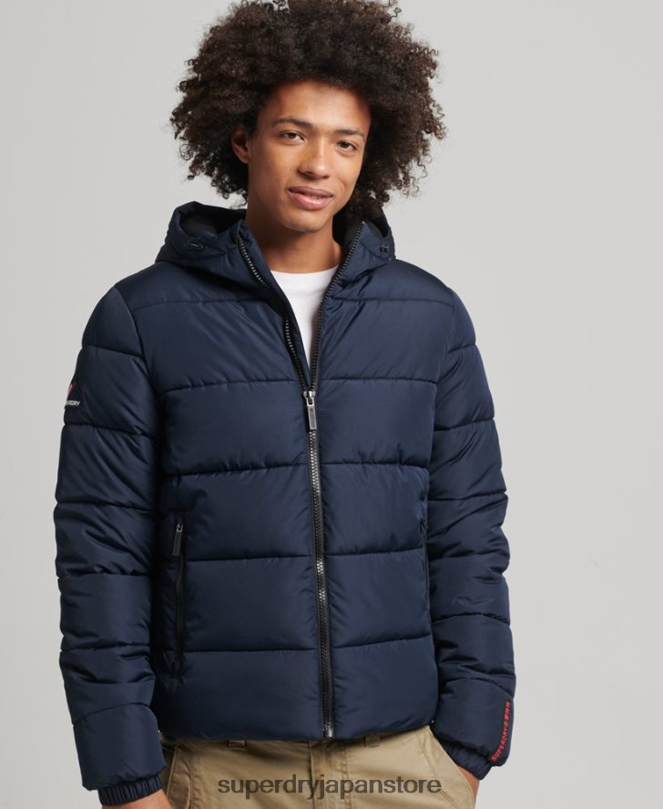 スポーツフグ 男性 Superdry 衣類 海軍 2J62PZ4462