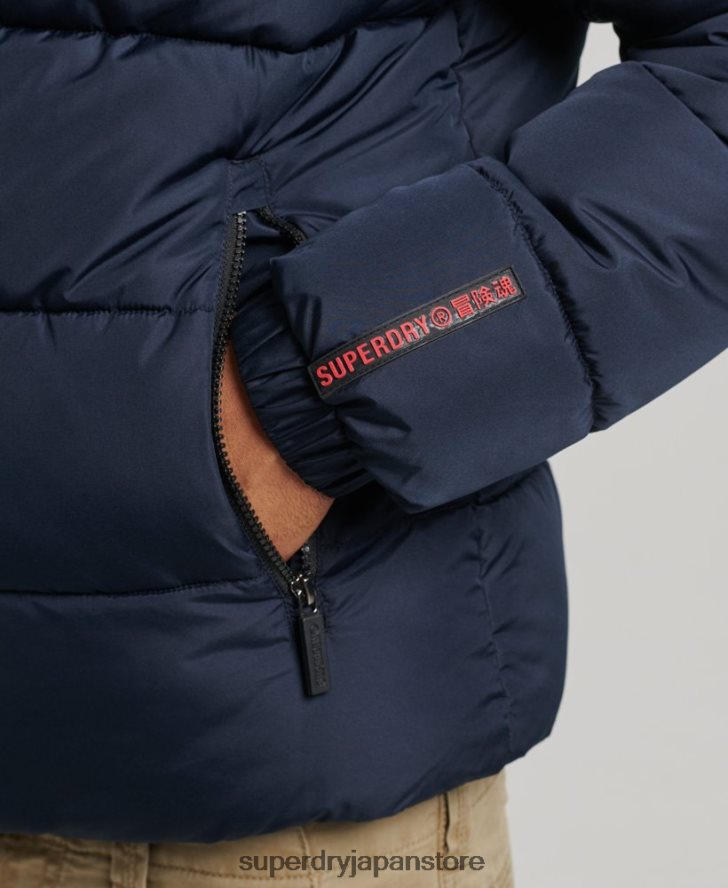 スポーツフグ 男性 Superdry 衣類 海軍 2J62PZ4462