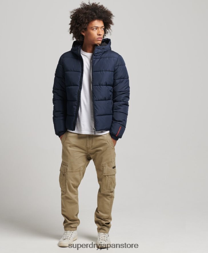 スポーツフグ 男性 Superdry 衣類 海軍 2J62PZ4462