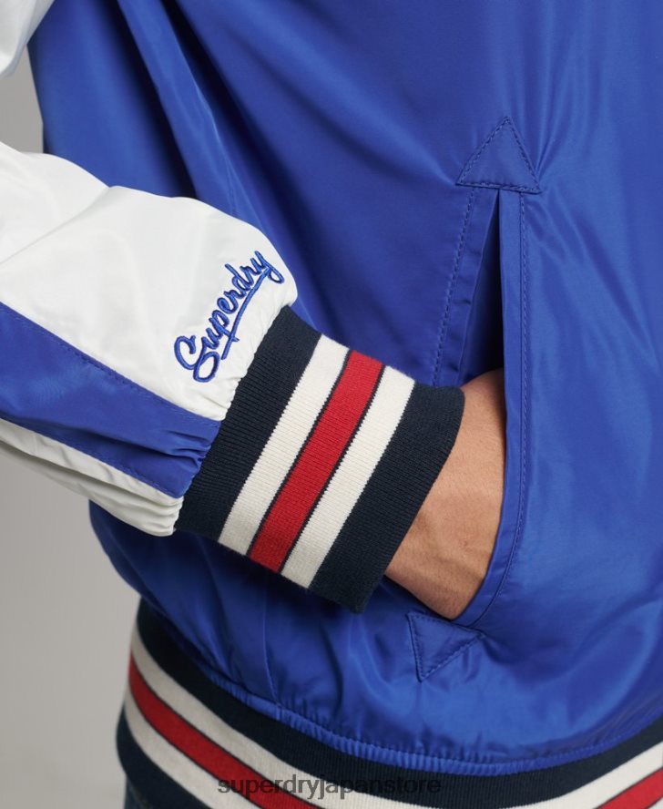 スイカボンバージャケット 男性 Superdry 衣類 青 2J62PZ4463