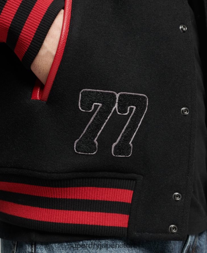 混合代表ボンバージャケット 男性 Superdry 衣類 黒 2J62PZ4473