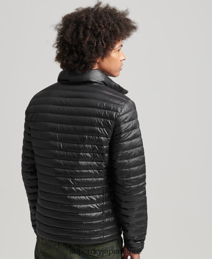 テックコアダウンジャケット 男性 Superdry 衣類 黒 2J62PZ4474