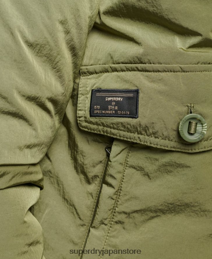 ミリタリーエベレストボンバージャケット 男性 Superdry 衣類 緑 2J62PZ4475