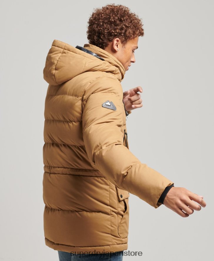 マイクロファイバーエクスペディションパーカージャケット 男性 Superdry 衣類 茶色 2J62PZ4478