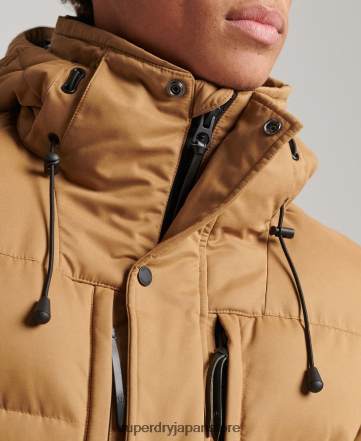 マイクロファイバーエクスペディションパーカージャケット 男性 Superdry 衣類 茶色 2J62PZ4478