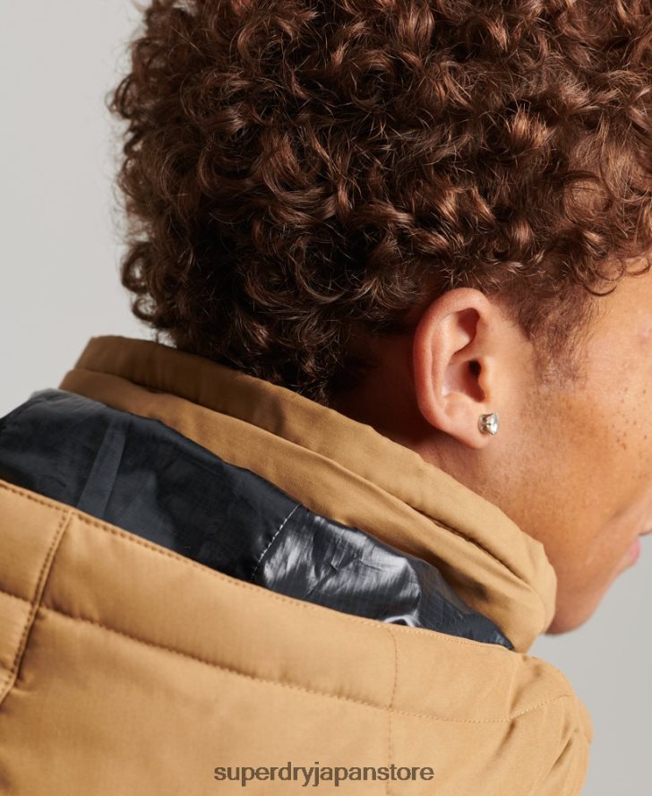 マイクロファイバーエクスペディションパーカージャケット 男性 Superdry 衣類 茶色 2J62PZ4478
