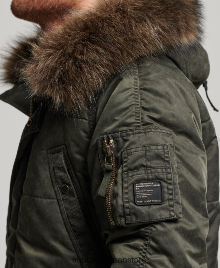 チヌークパーカージャケット 男性 Superdry 衣類 カーキ 2J62PZ4479