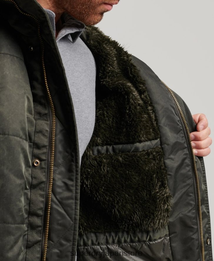 チヌークパーカージャケット 男性 Superdry 衣類 カーキ 2J62PZ4479