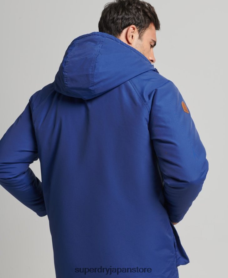 マウンテンパッドパーカージャケット 男性 Superdry 衣類 海軍 2J62PZ4480