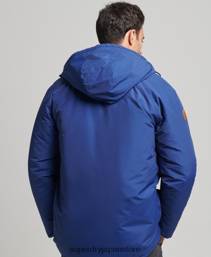 マウンテンパッドパーカージャケット 男性 Superdry 衣類 海軍 2J62PZ4480