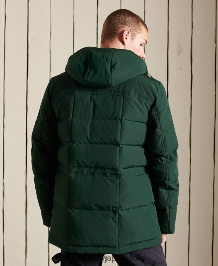山岳遠征パーカーコート 男性 Superdry 衣類 緑 2J62PZ4485