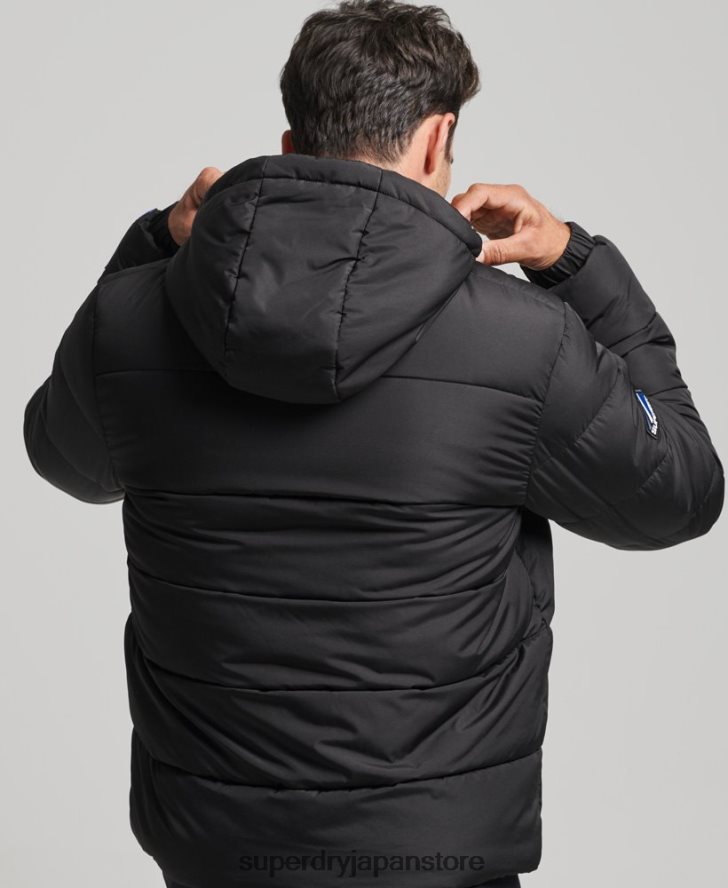 スポーツフグ 男性 Superdry 衣類 黒 2J62PZ4491