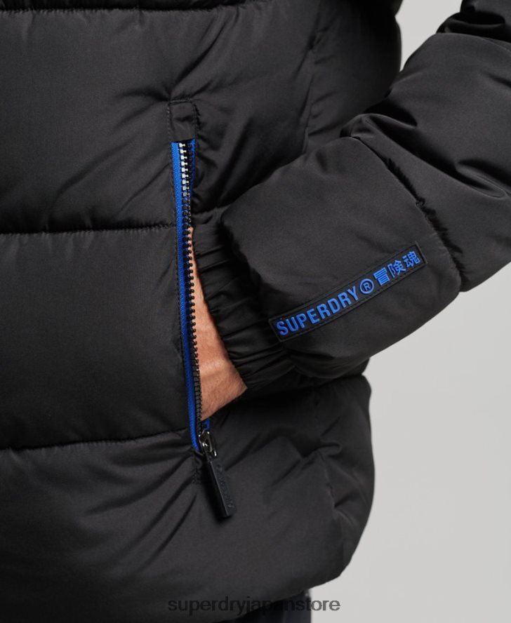 スポーツフグ 男性 Superdry 衣類 黒 2J62PZ4491