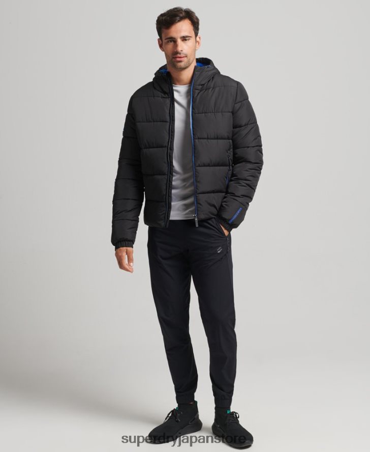 スポーツフグ 男性 Superdry 衣類 黒 2J62PZ4491