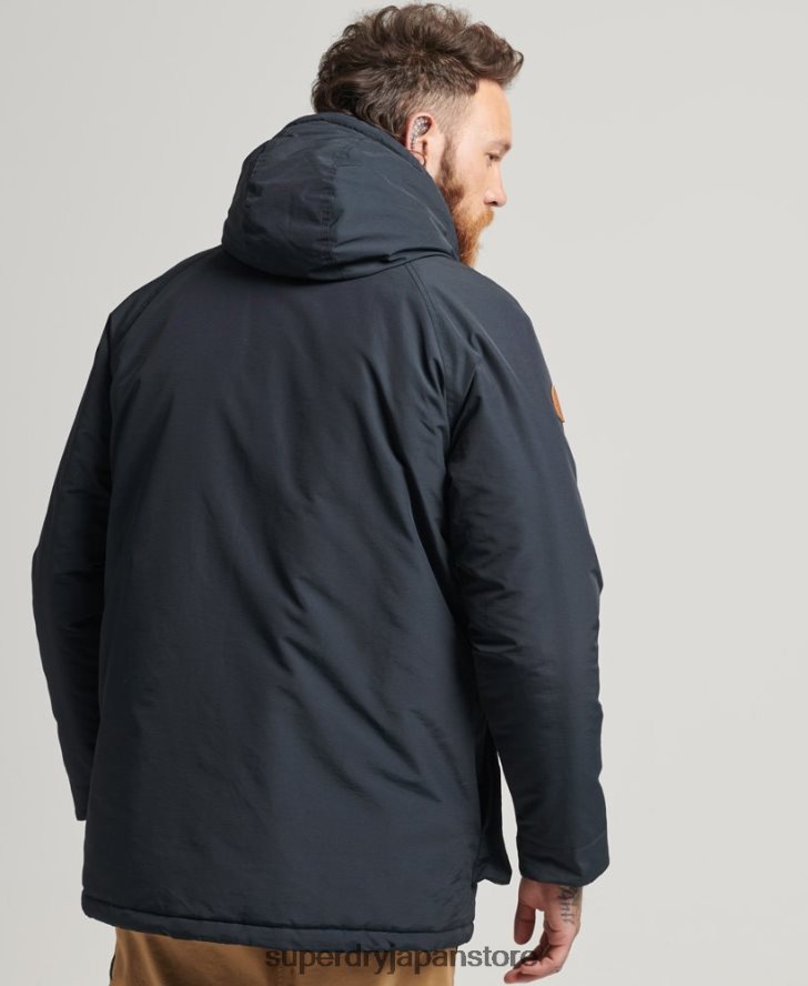 マウンテンパッドパーカージャケット 男性 Superdry 衣類 海軍 2J62PZ4492
