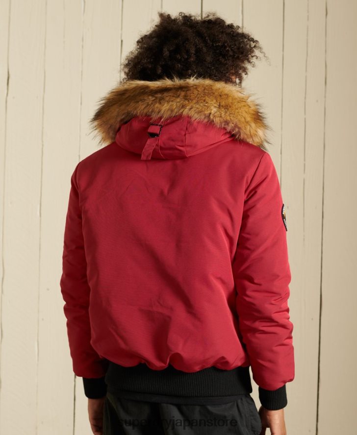 エベレスト ボンバージャケット 男性 Superdry 衣類 赤 2J62PZ4494
